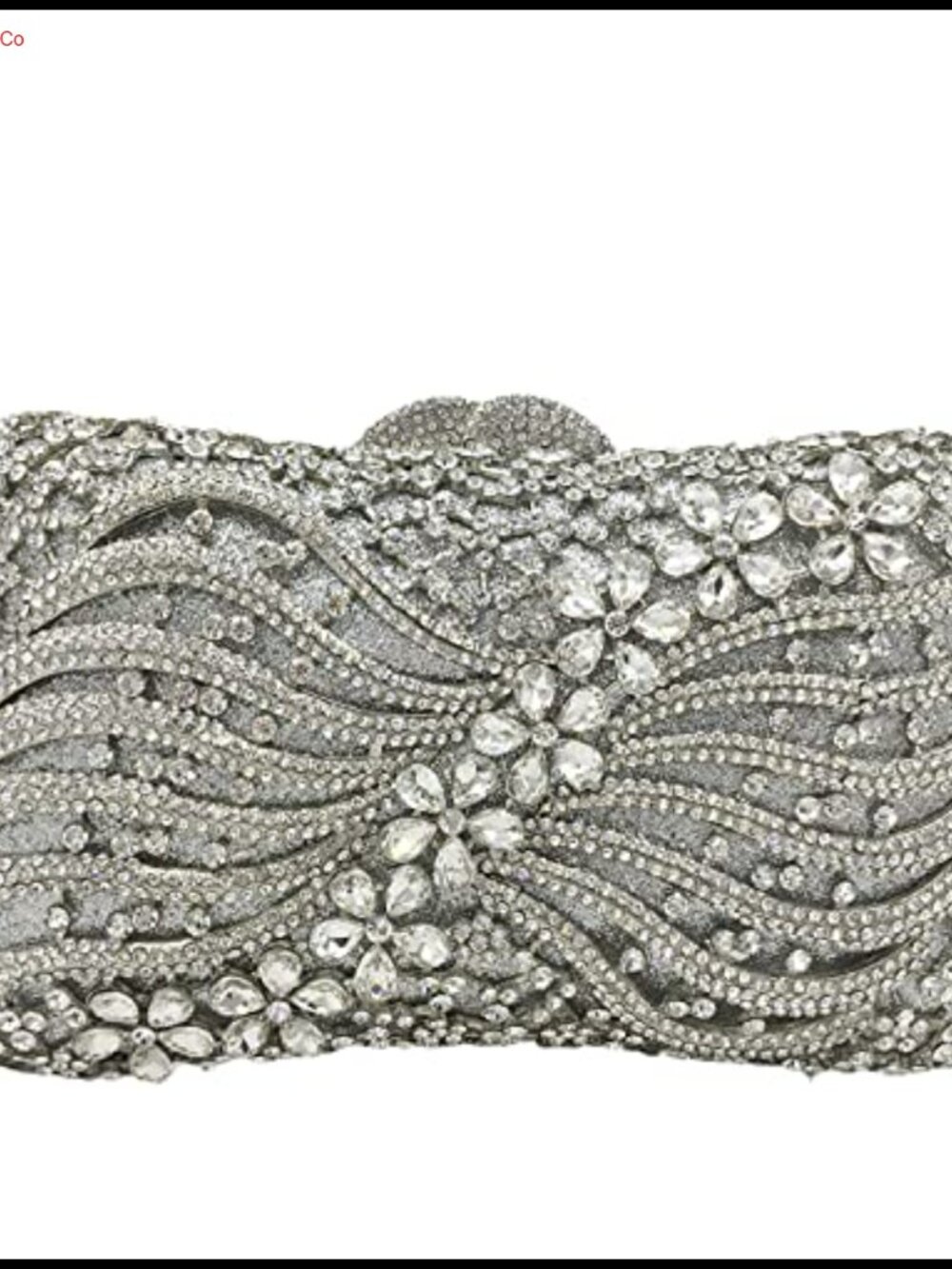 Crystal Flower Rhinestone Clutch Evening Bag Mini Party Wedding